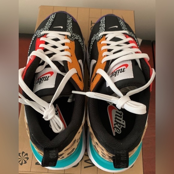 Nike Air Max Dawn SE “Safari” Black/White/Purple/Habanero Red Size 8W Firm price - Picture 7 of 8